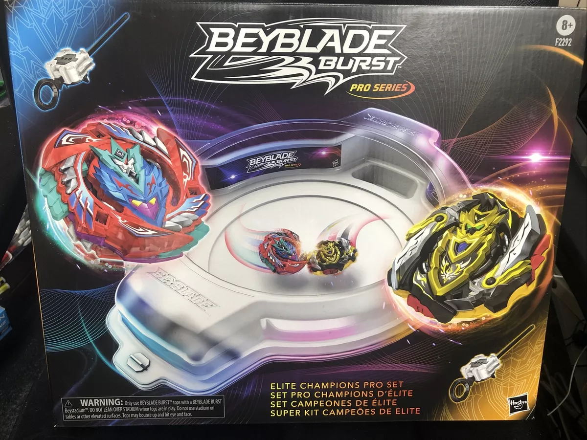 Burst into Battle with the Beyblade Burst Pro Series Elite Champions Pro  Set - The Toy Insider