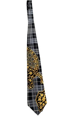 Versace Krawatte 100% Seide made in Italy Vintage authentic (leichte Flecken)