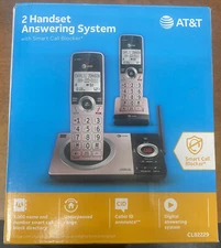 AT&T 2 Handset Answering System w/ Smart Call Blocker -  CL82229