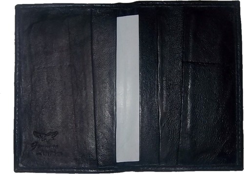EE. UU. Funda de cuero para pasaporte negra sin estrenar nueva funda para pasaporte y tarjeta de crédito - Imagen 8 de 10