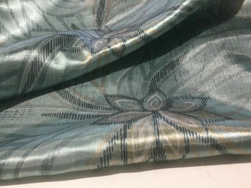 NUEVO Diseñador Multicolor Sedoso Suave Satén Floral Estampado Tejido 58'' 148 cm - Imagen 2 de 11