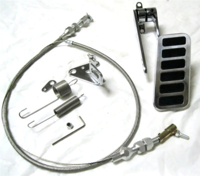 Universal Street Hot Rod Aluminum Gas Pedal + 24
