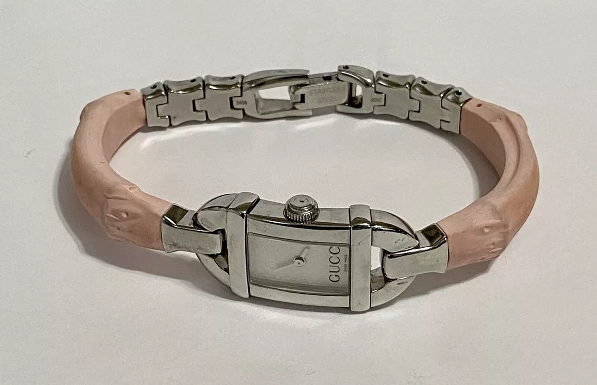 Gucci 6800l shop bamboo watch