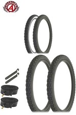 ALTALINE BICYCLE WIRE BEAD DURABLE TIRE 24 x 2.125 ROUGH KNOBBY TREAD 6pc SET.
