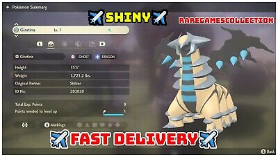 Pokemon Legends Arceus SHINY GIRATINA LV.100✨ORIGIN FORM MAX Effort Levels