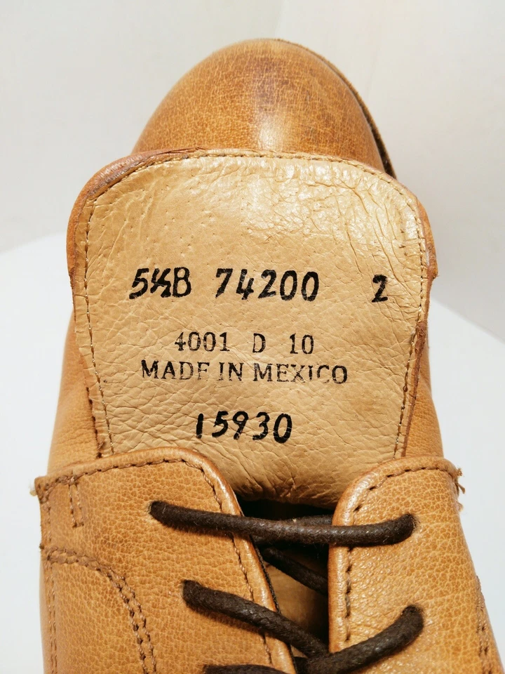 Frye Carson Lace Up Oxfords Shoes Chestnut Leather Ladies Size 5.5B - Image 2 of 4