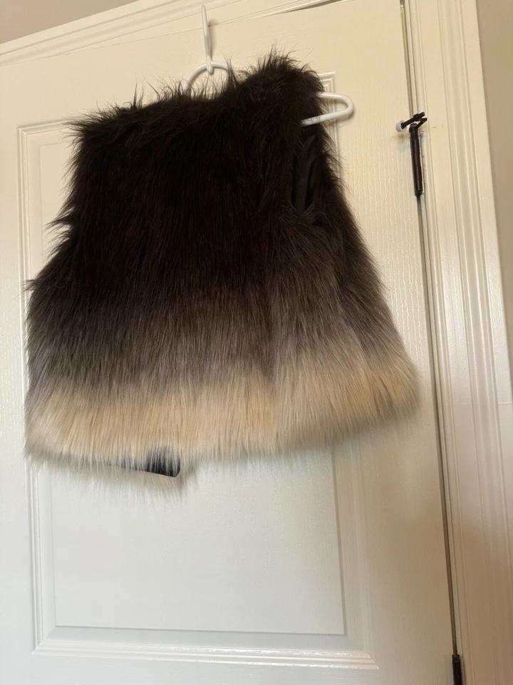 Chaqueta Chaleco Fever Imitación Multi Piel Talla M Foto 2 de 3