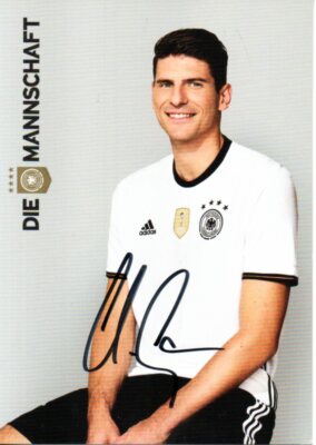 Autogramm - Mario Gomez (DFB AK 2016) 
