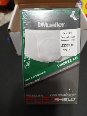 Mueller Compression Brief NIB -use with cup- peewee large