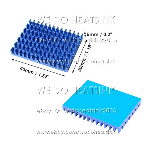 30x40x5mm With or Without Tape Heatsink Cooler for Raspberry Pi 4 Model B CPU - Afbeelding 15 van 31
