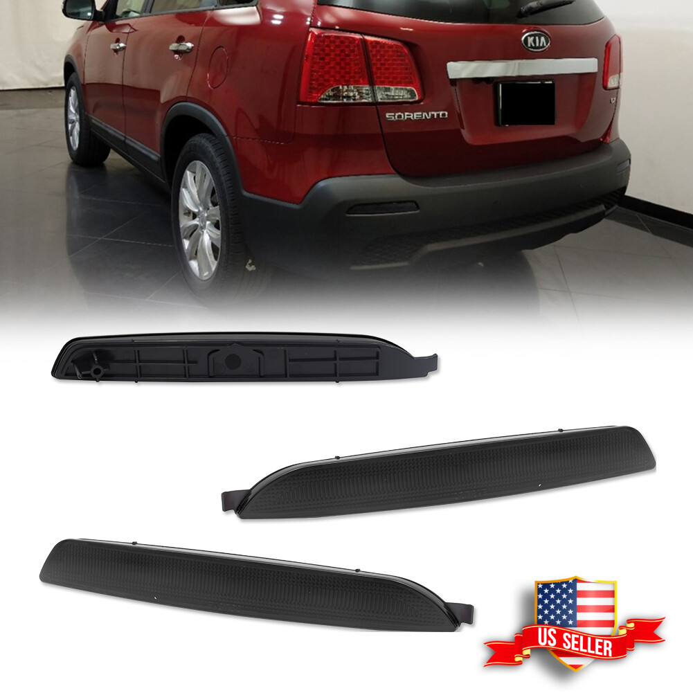 2X Smoke Lens Rear Bumper Bar Reflector Light Kit For 2011 2012 2013 Kia Sorento