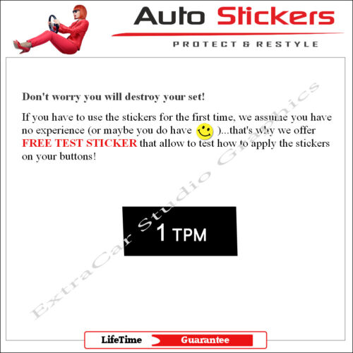 Fiat Grande Punto Radio CD Stickers Decals for Repair Worn Button Knob Switch v1 - Imagen 2 de 6