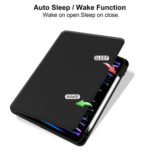 For Apple iPad Air 5/4th Generation 10.9-inch (2022/2020) Smart Stand Case Cover - Picture 82 of 198