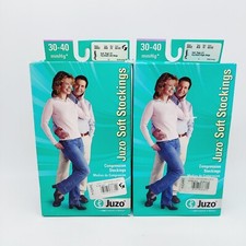 Hip Juzo Soft Right  Left Thigh-High 30-40mmhg IV Compression Open Toe Stocking