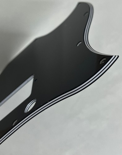 Custom For Gibson SG Standard Single Humbucker Guitar Pickguard 5-Ply Black - Picture 3 of 4