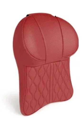 Car Neck Pillow Headrest Cushion Leather Lumbar Support For Seat Accessories - Picture 10 of 40