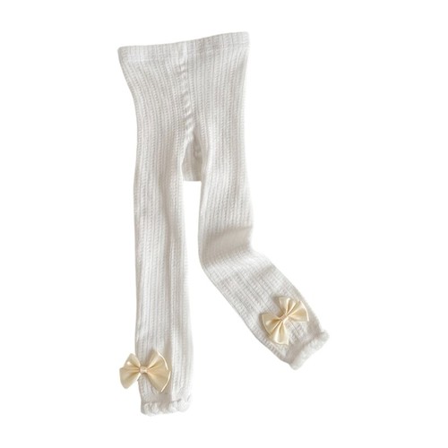 Cotton Leggings for Little Girls Lightweight Stretchy Design Baby Tights Soft - Picture 22 of 27