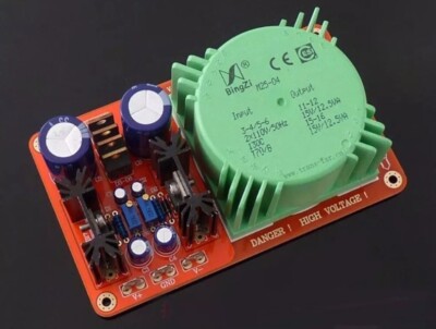 LM317/LM337 Transformer Integrated Adjustable Linear Power Supply Board