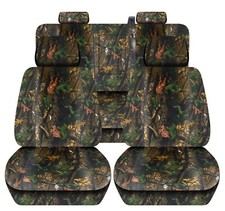 Complete Set Seat Covers 2014-2018 Chevy Silverado - Camouflage Car Seat Covers