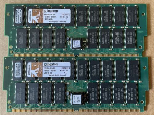 KINGSTON KTS7001/512 (256MBx2) DRAM-FPM 60ns ECC Buffered DIMM 200PIN FOR SERVER - Picture 1 of 1