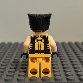 LEGO Wolverine Minifigure sh0017 Super Heroes X-Men 6866 Marvel CMF Lot Rare 1C