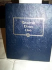 1.73 oz [24 SILVER] Roosevelt Dimes 1946-1986 Whitman Set 80 coins total