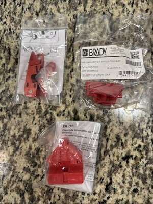 BRADY BL01 Breaker Lockout 3ZM49 Lot