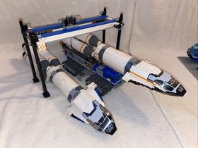 Lego City 60229 X 3 Moc Launch Control And Rover Workshop + 60230 & 60077 Packs