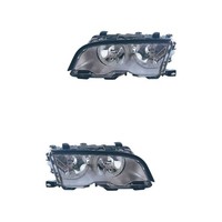 Halogen Scheinwerfer Set Links & Rechts H7 Chrom FüR BMW 3Er Touring
