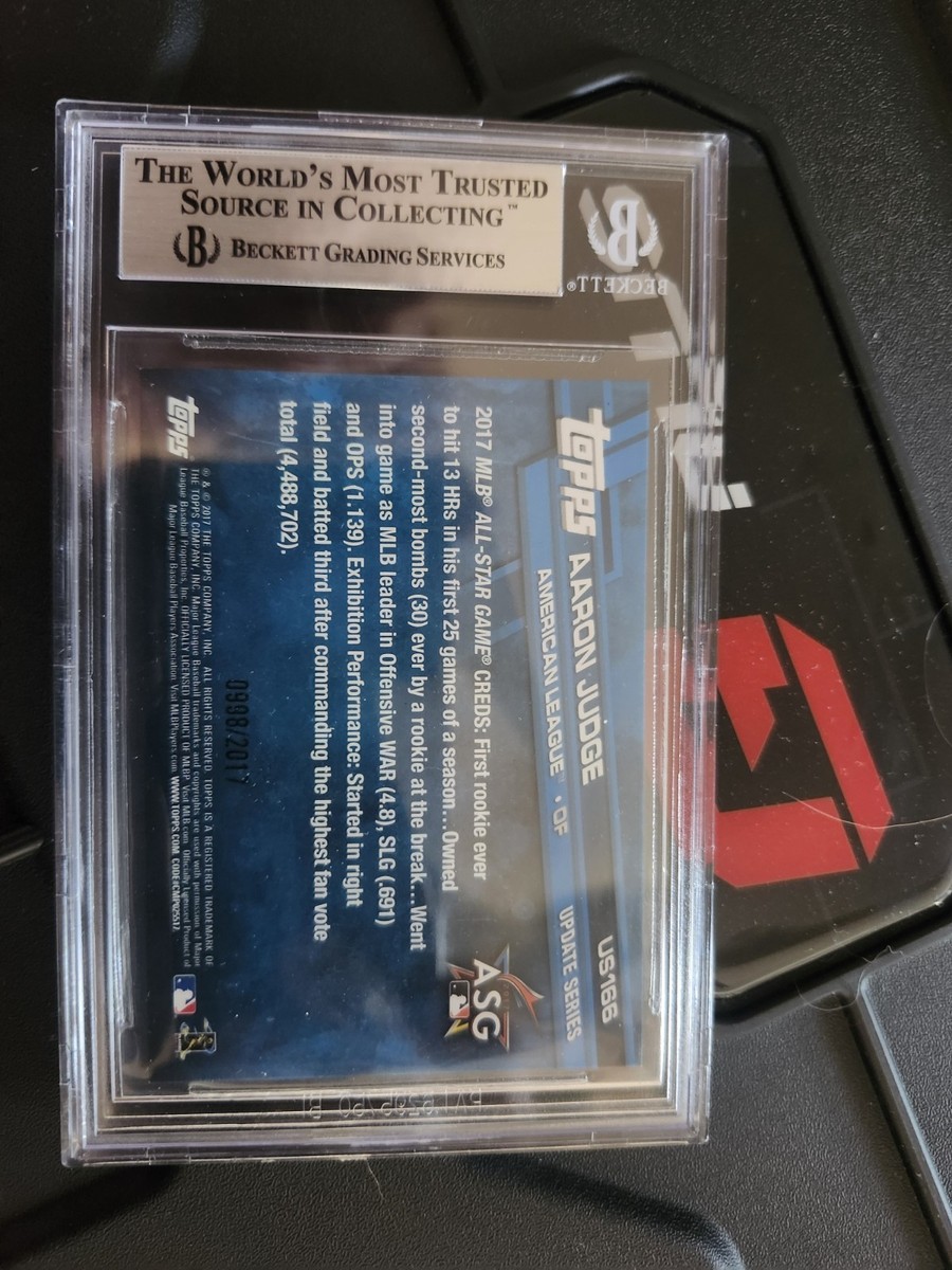 2017 Topps Update Series - All-Star Aaron Judge #US166 Gold /2017