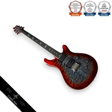 Paul Reed Smith SE Custom 24 Blue Fade Electric Guitar Mahogany Body Maple Top