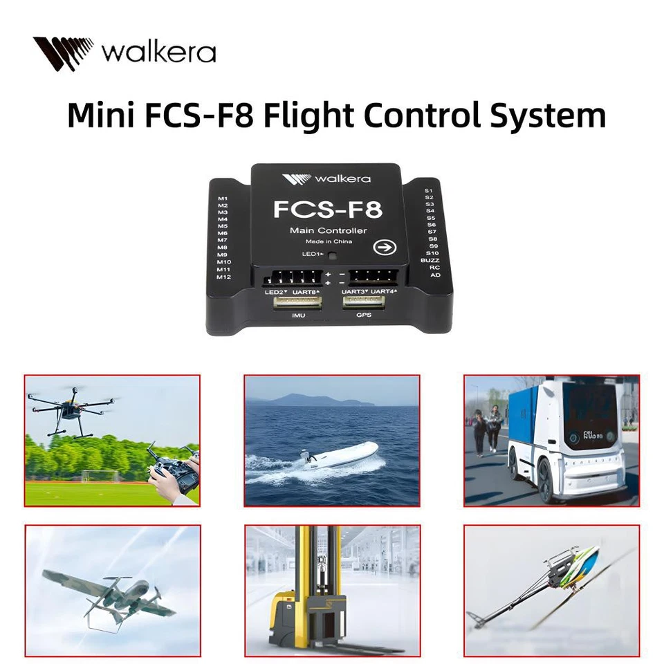 Walkera FCS-F8 Flight Control System GPS RTK For RC Aircraft Fixedwing Boat Car - Image 3 of 4