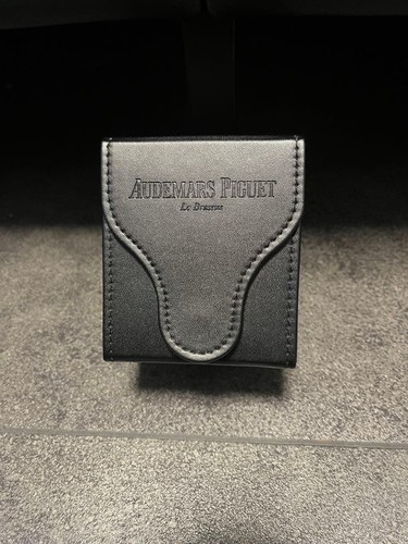 Audemars Piguet Schwarz Uhrenetui Echtleder Reisebox Veranda - Bild 1 von 4