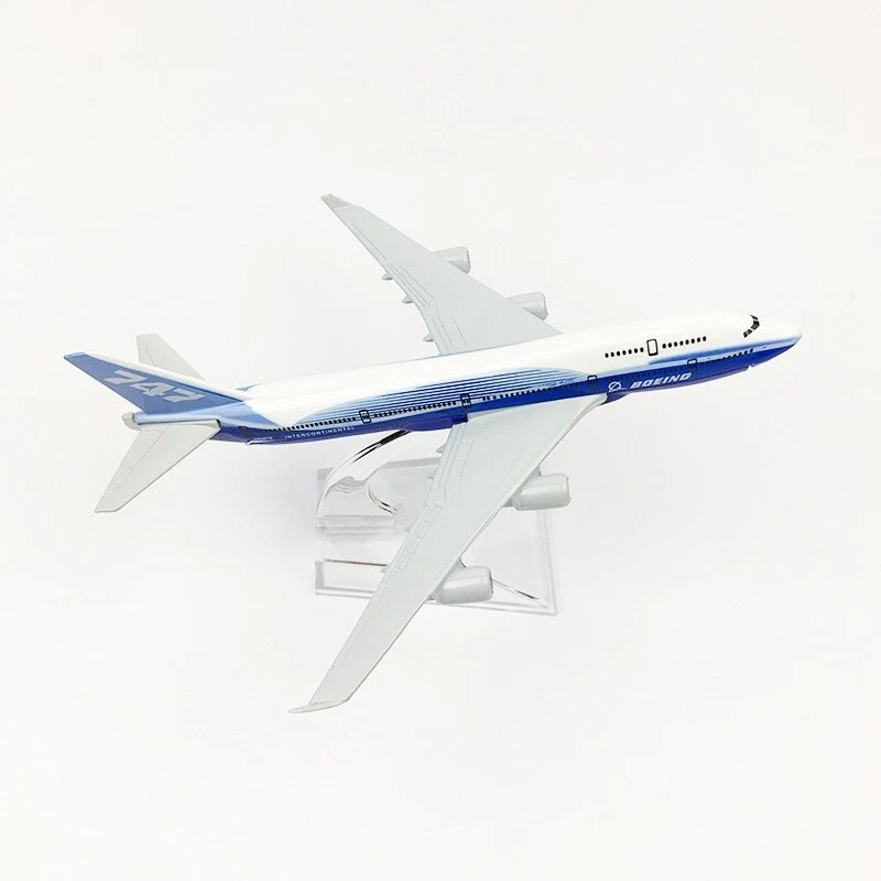 Modellino Aereo Lega Diecast 1:400 Collezione 16cm Boeing 747 Prototipo JumboJet - Immagine 3 di 4