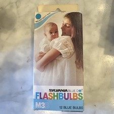Sylvania blue dot flashbulbs M3B 12 blue bulbs
