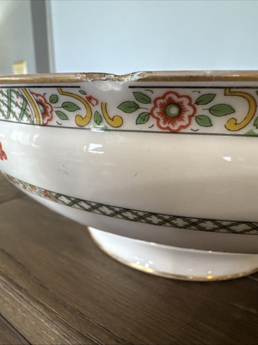 CH Field Haviland Limoges Serving Bowl 8.75" Cherries Flowers GDA France Vintage - Picture 5 of 7