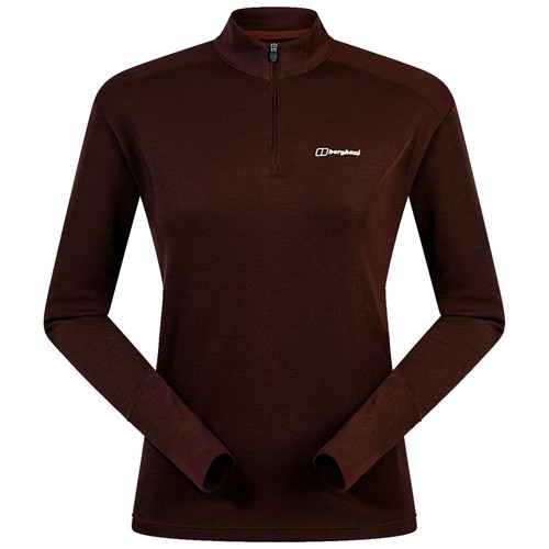 Berghaus Mujer Ivyhill Media Cremallera Jersey Top Manga Larga Activewear Capa - Imagen 6 de 7