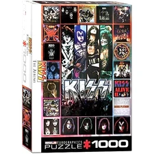 KISS: The Albums Jigsaw Puzzle 1000-Piece EuroGraphics  19" x 26" NEW & SEALED