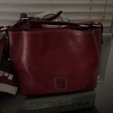 Dooney Bourke - Florentine Leather Mini Barlow Crossbody - Bordeaux