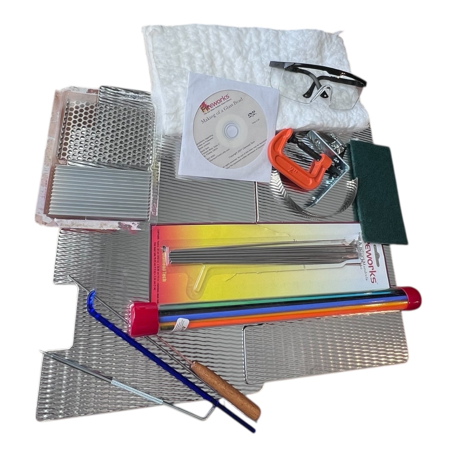 Fireworks Beginners' Beadmaking Kit Incomplete Set -Missing Torch & Bead Release