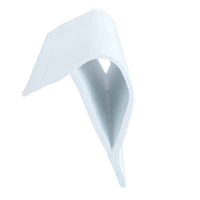 Dock Edge DE1180F Slant ''P'' Profile, White, 16' Roll