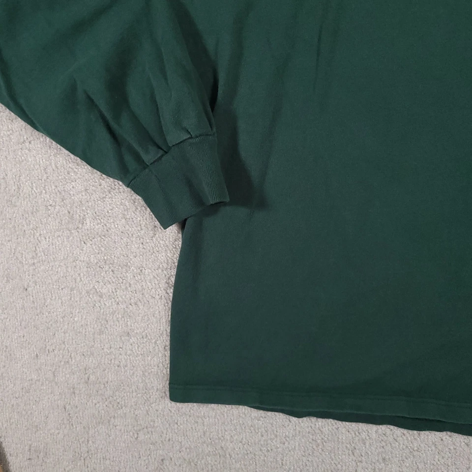 Vintage Soffe's Choice Long Sleeve Shirt Mens 2XL Green Illinois Graphic Tee USA - Image 4 of 4