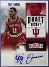 2016-17 Contenders Draft Picks Ticket Blue Foil Yogi Ferrell Rookie Autograph RC