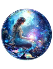 WHISPERS OF THE DEEP Mermaid 1oz Silver .999 $10 Dollars Liberia 2026 PRE-ORDER 