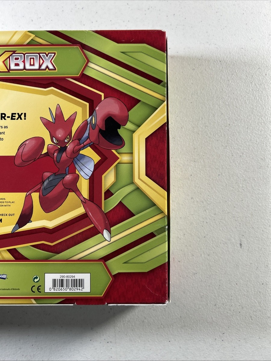 pokemon trading card game scizor ex box POKEMON TCG: 2017 SCIZOR EX XY EVOLUTIONS BOX New Factory Sealed *Damage*