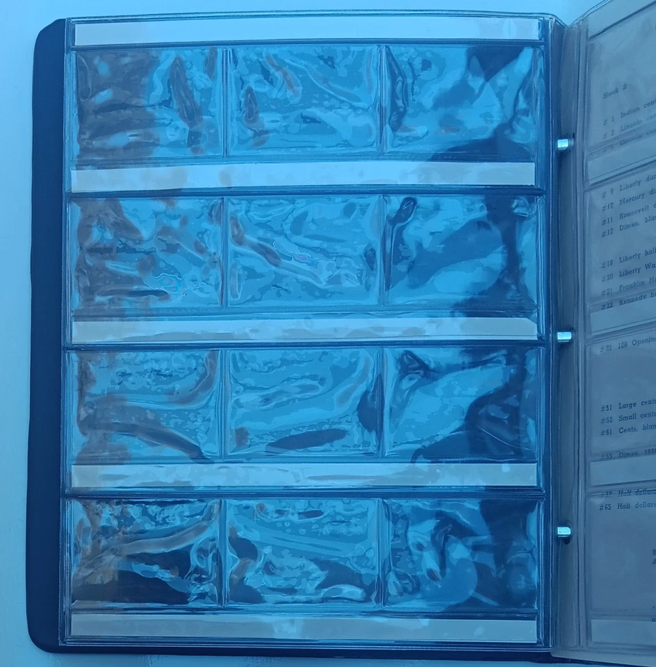 Unused Vintage Harco Coinmaster Silver Bar Collection Coin Album Holder Book - Image 4 of 4