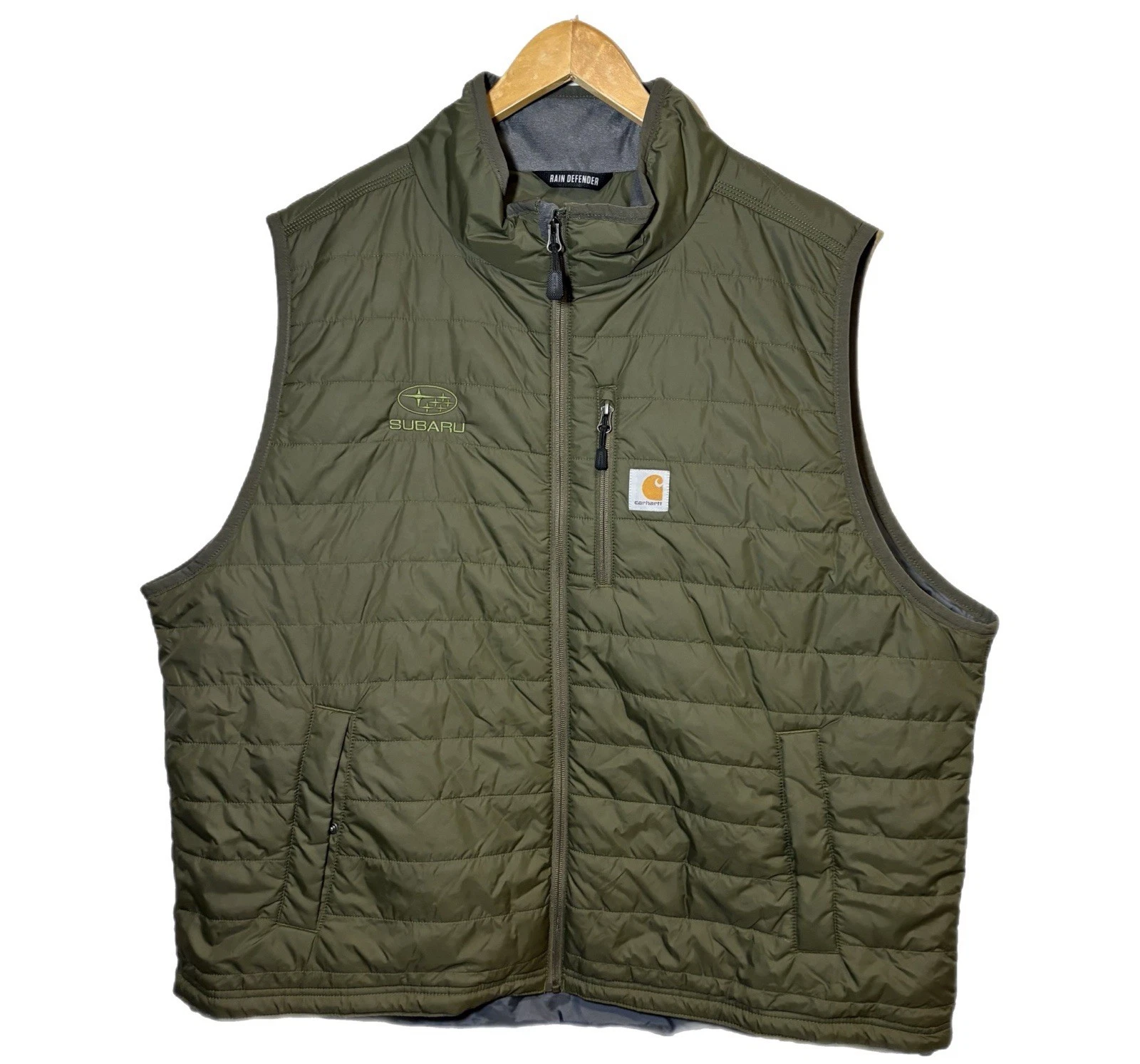 Men's Carhartt Gilliam 3XL Defender Lightweight Insulated Vest Relaxed Subaru ￼