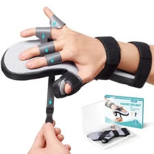 Dr. Finger Resting Hand Splint for Straightening Fingers, Stroke Recovery -Left