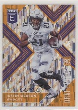 2018 Panini Elite Draft Picks Aspirations Orange Variation Justin Jackson 01bj
