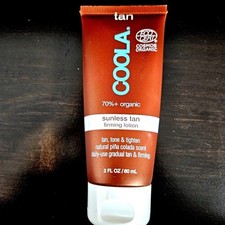 COOLA Organic Sunless Tan Firming Lotion Pina Colada Scent Travel Size 2 oz NEW